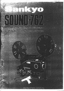 Sankyo 762 manual. Camera Instructions.